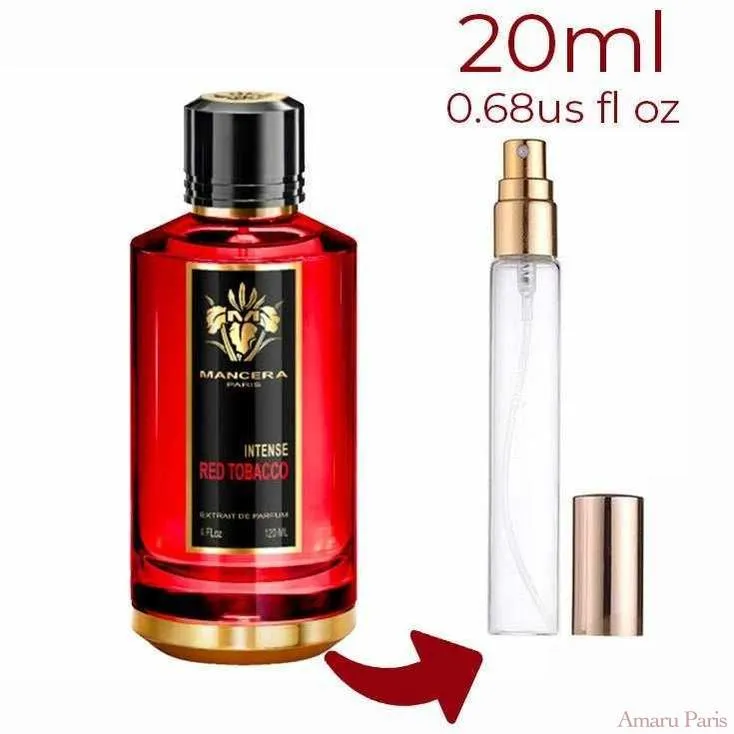 Red Tobacco Intense Mancera for women and men Decant Samples