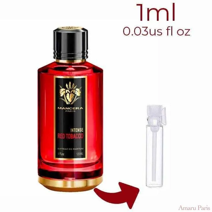 Red Tobacco Intense Mancera for women and men Decant Samples