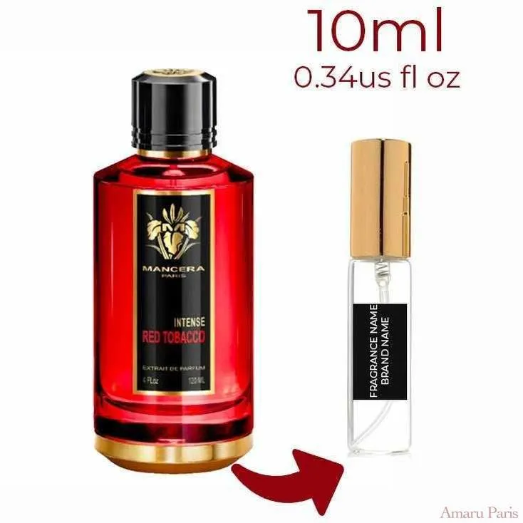 Red Tobacco Intense Mancera for women and men Decant Samples