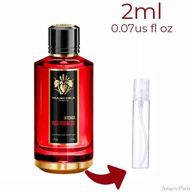 Red Tobacco Intense Mancera for women and men Decant Samples