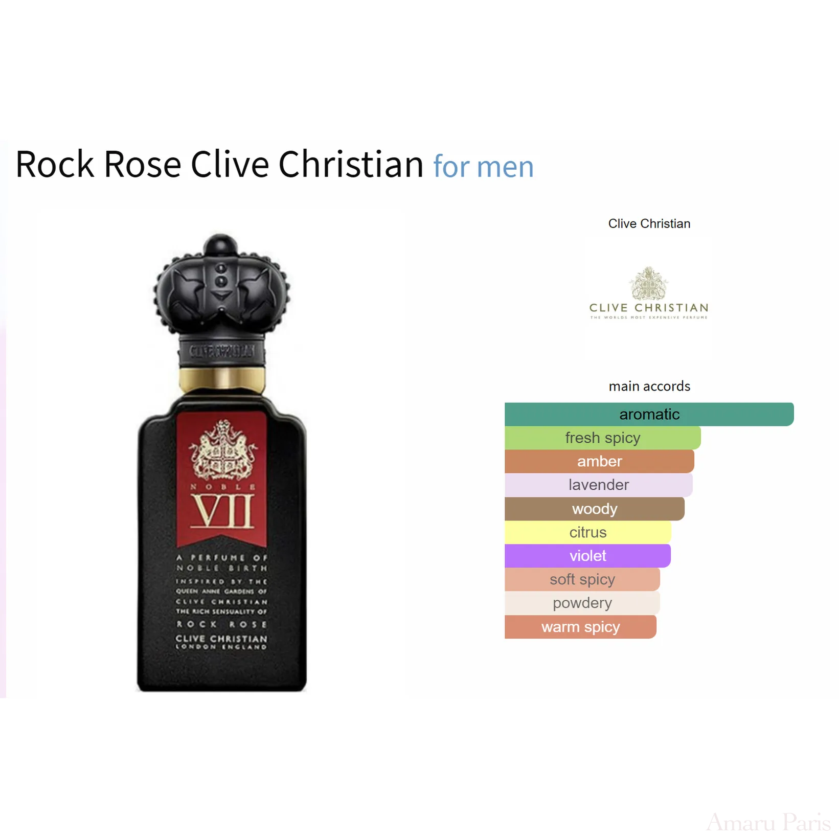 Rock Rose Clive Christian for men