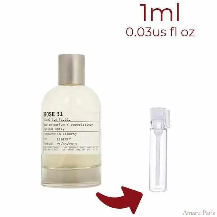 Rose 31 Le Labo for women and men Decant Fragrance Samples