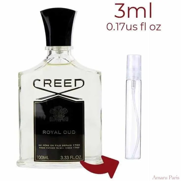 Royal Oud Creed for women and men Decant Fragrance Samples