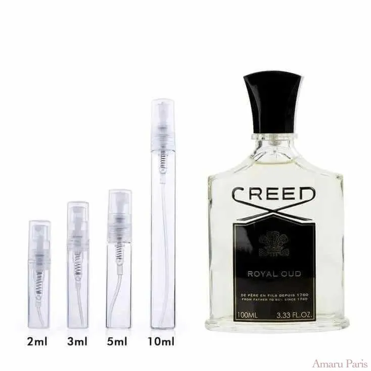 Royal Oud Creed for women and men Decant Fragrance Samples