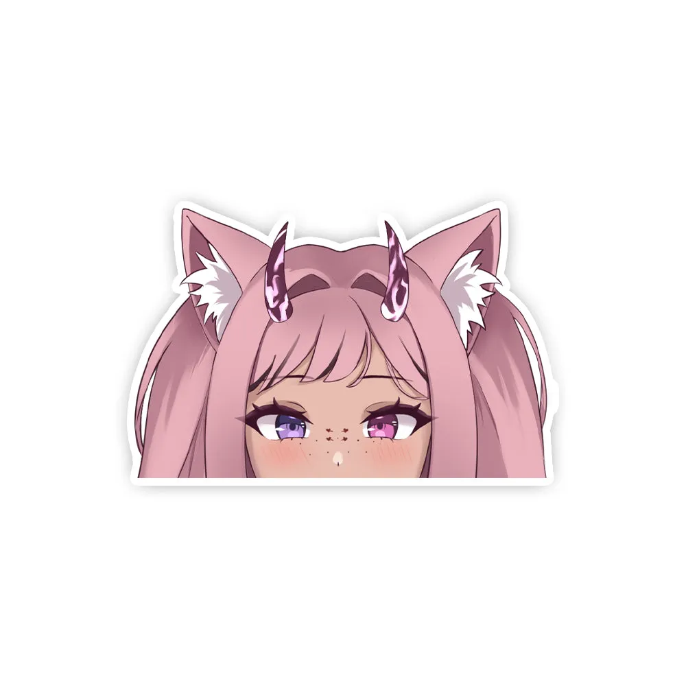 Saintsakura Peeker Sticker