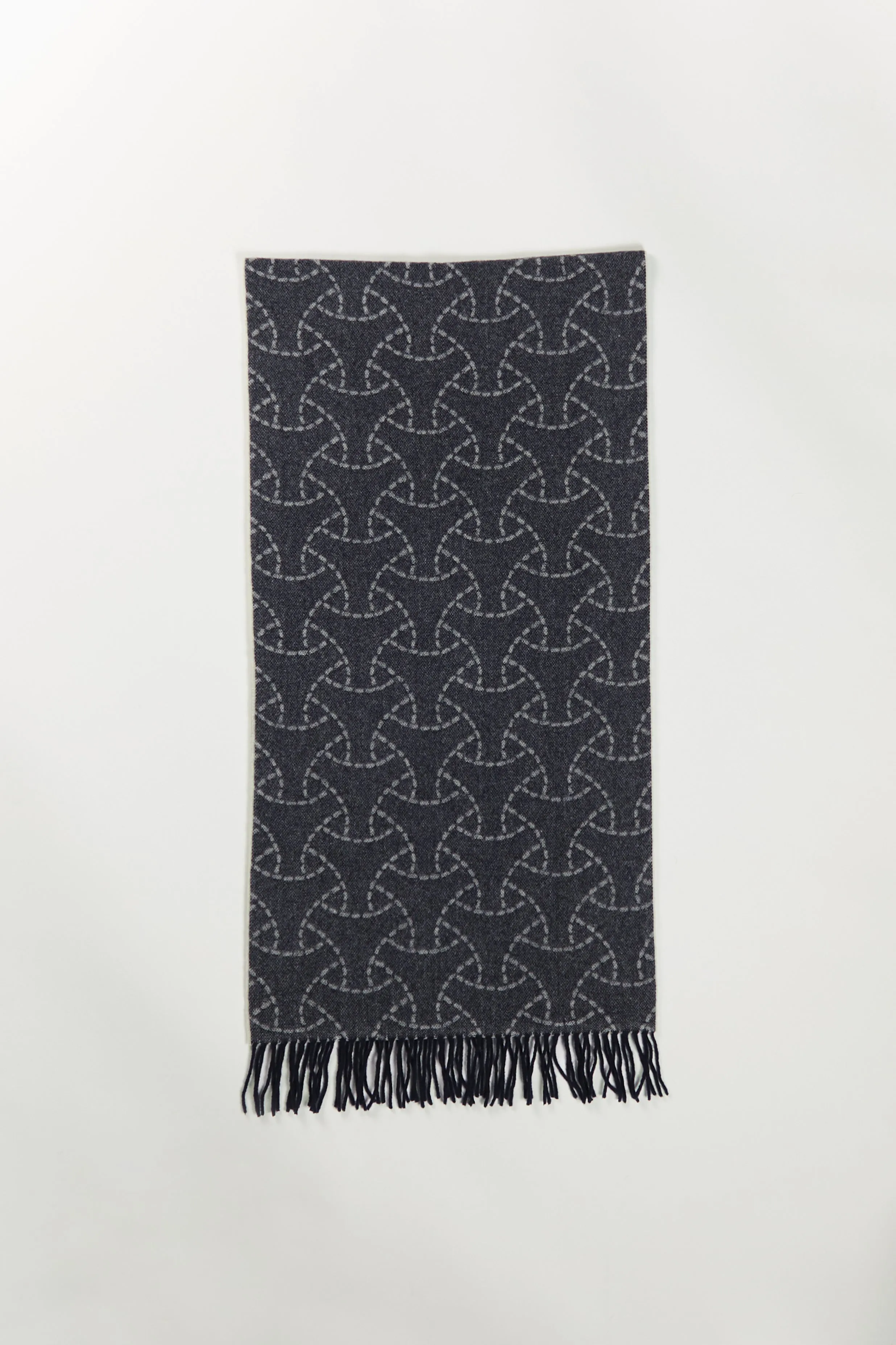Sashiko scarf in indigo