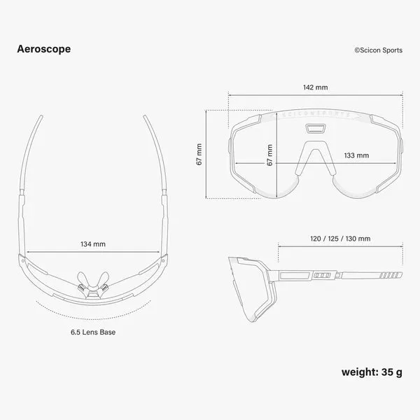 Scicon Aeroscope sunglasses - Anthracite Multimirror blue