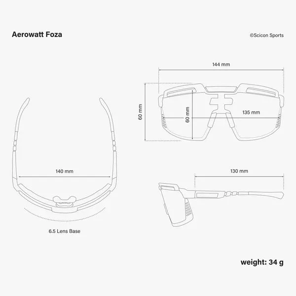 Scicon Aeroscope sunglasses - Black Multimirror blue