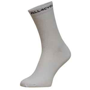 Socks All4cycling 15 cm - White