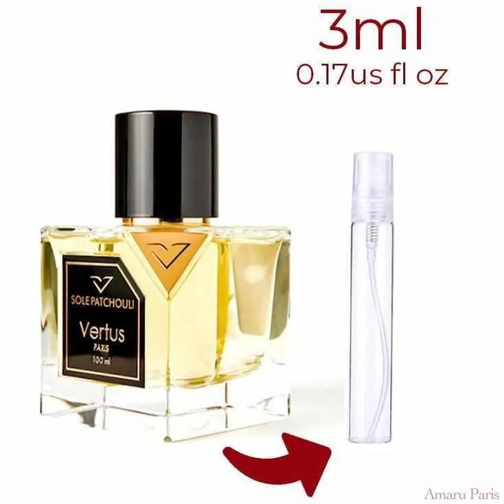 Sole Patchouli Vertus for women and men Decant Samples