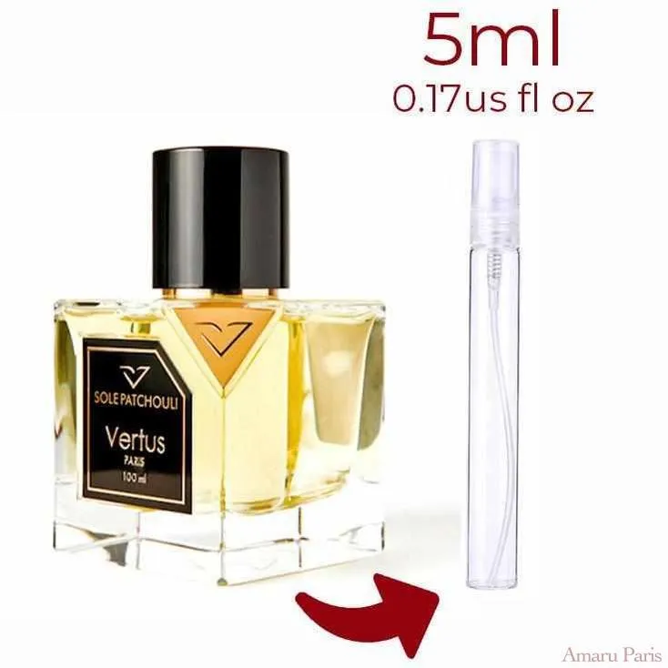 Sole Patchouli Vertus for women and men Decant Samples