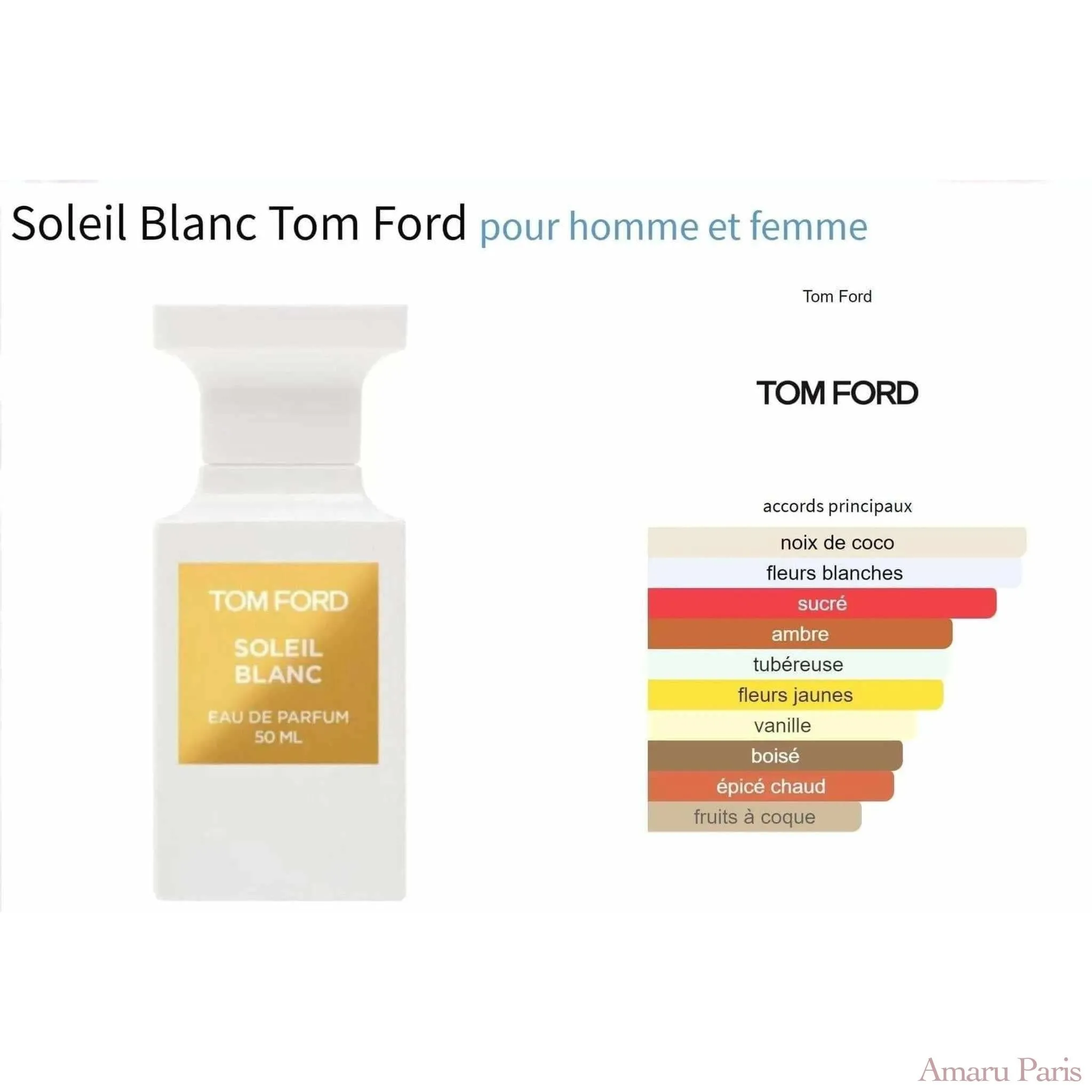 Soleil Blanc Tom Ford for women and men Decant Fragrance Samples