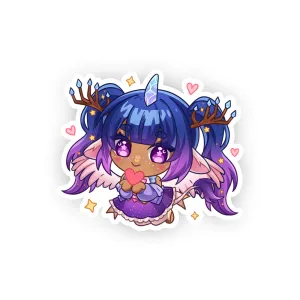 Sona Stargazer Chibi Love Sticker