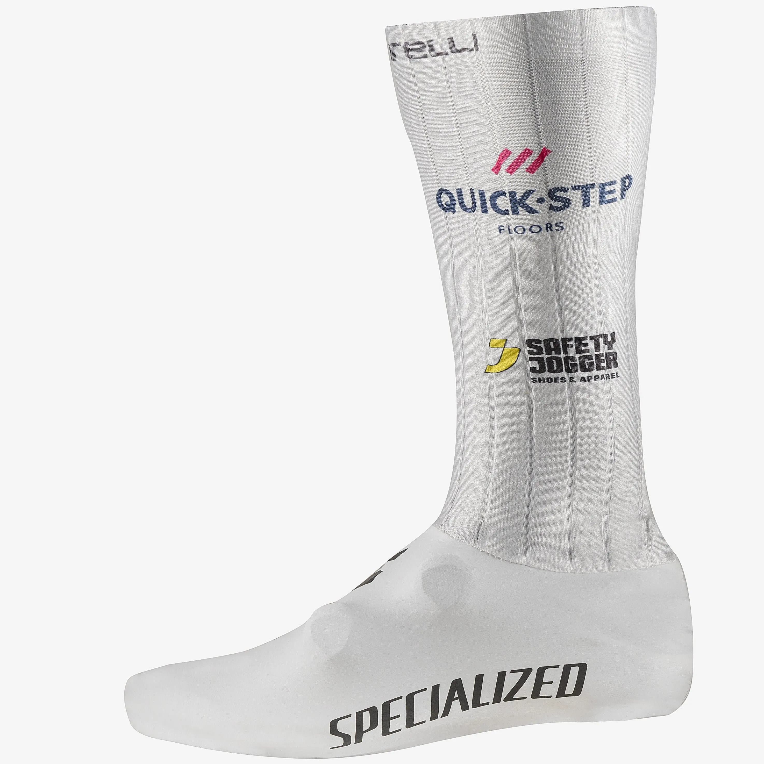 Soudal Quick-Step 2025 Fast Feet 2 TT Castelli shoe cover 