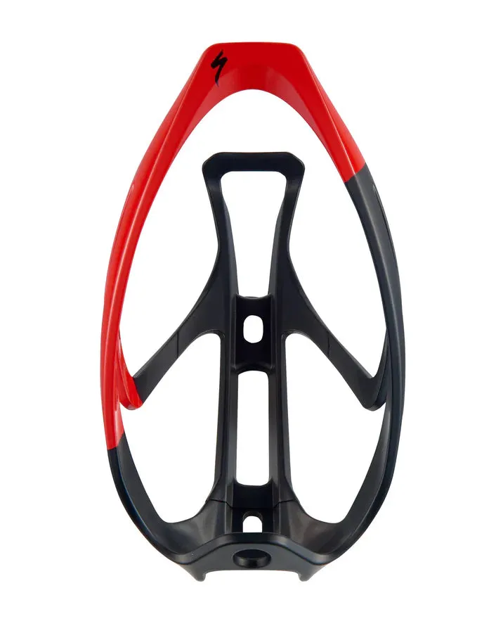 Specialized Rib Cage II Bottle Cage (Matte Black/Flo Red)