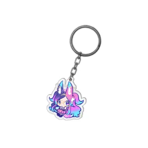 StarliFox Chibi with Glasses Keychain