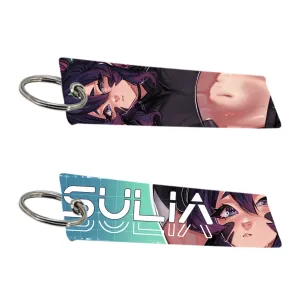 SuliaDH Jet Tag Keychain
