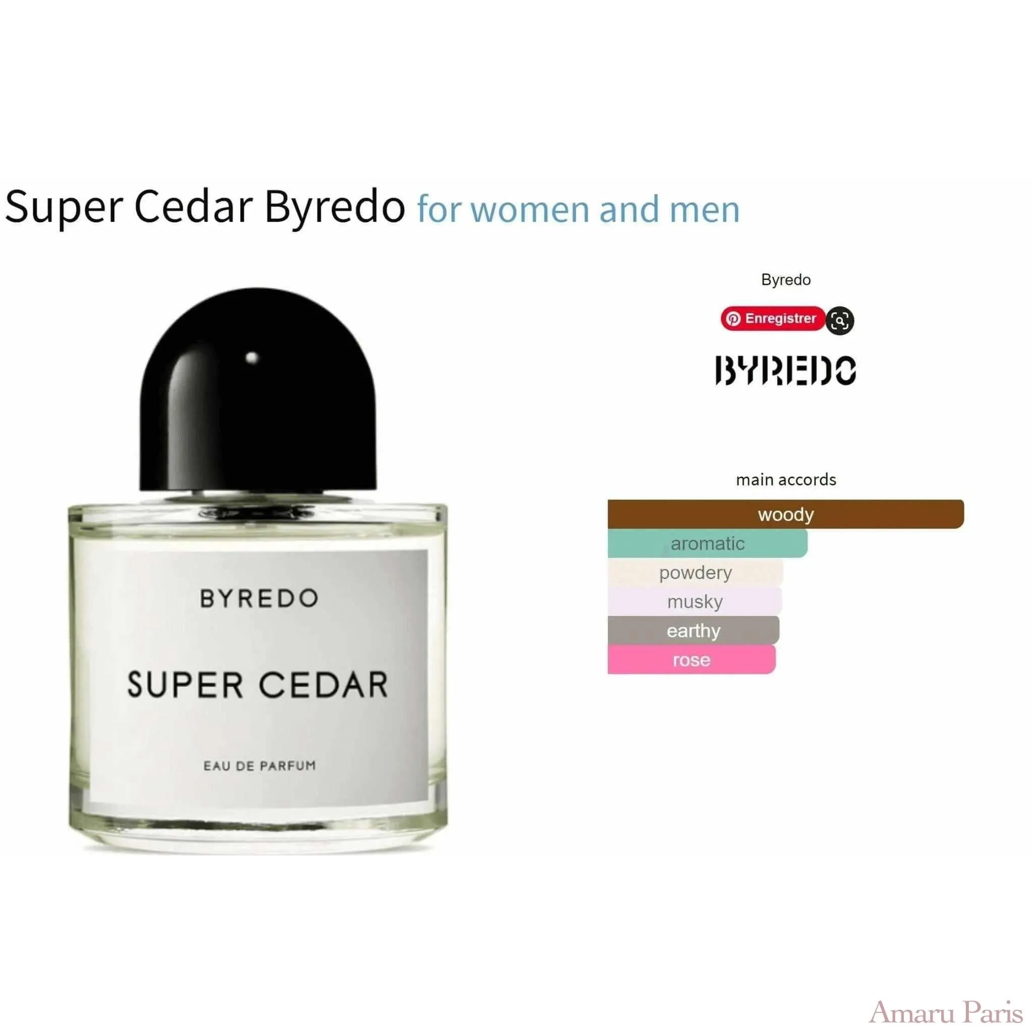 Super Cedar Byredo for women and men Decant Fragrance Samples