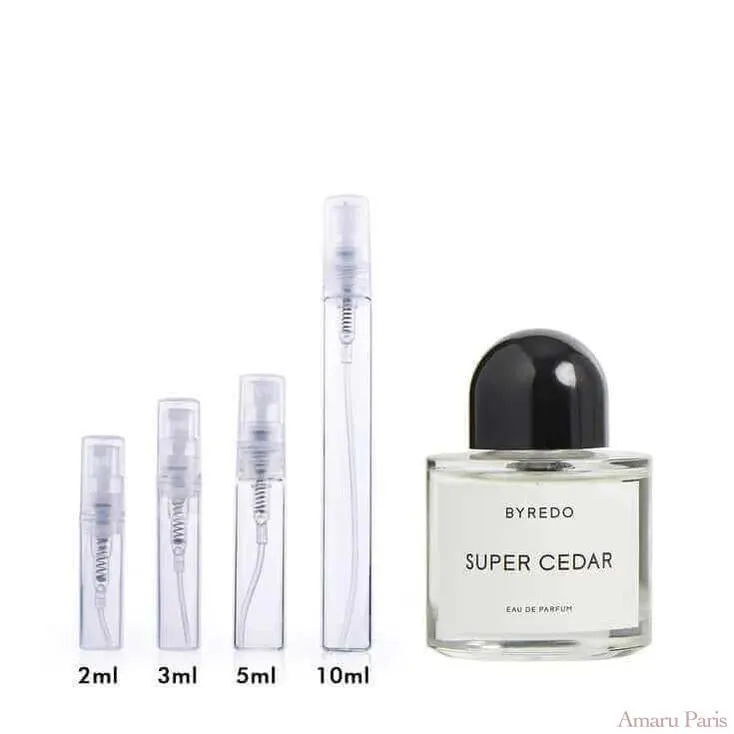 Super Cedar Byredo for women and men Decant Fragrance Samples