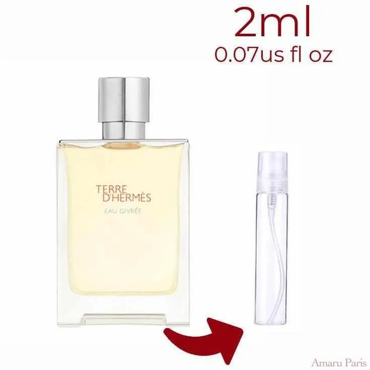 Terre d'Hermes Eau Givree Hermès for men Decant Samples