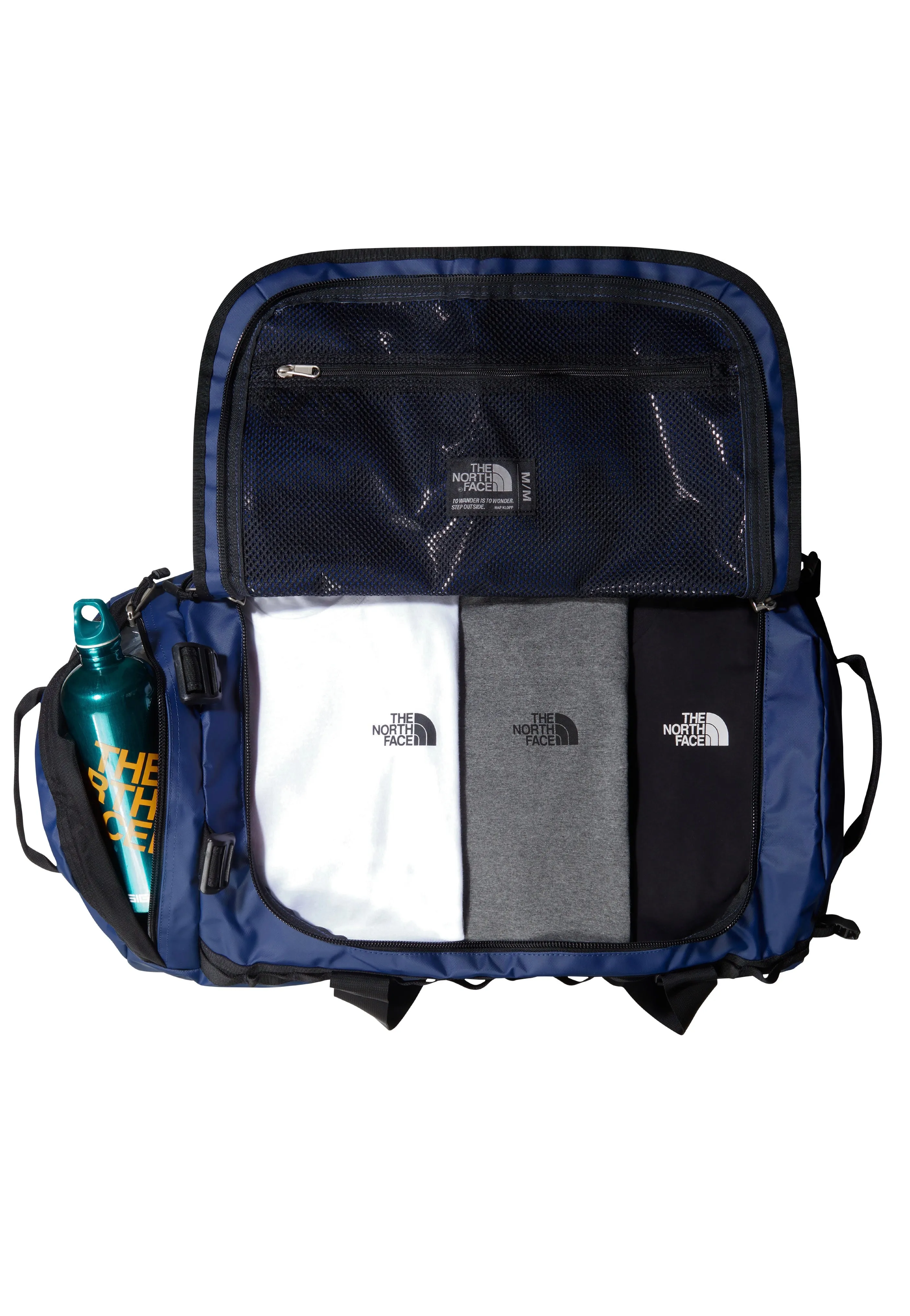 The North Face - Base Camp Duffel M Summit Navy/TNF Black - Dufflebag
