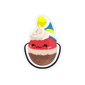 Thorlar Cuppacino Sticker