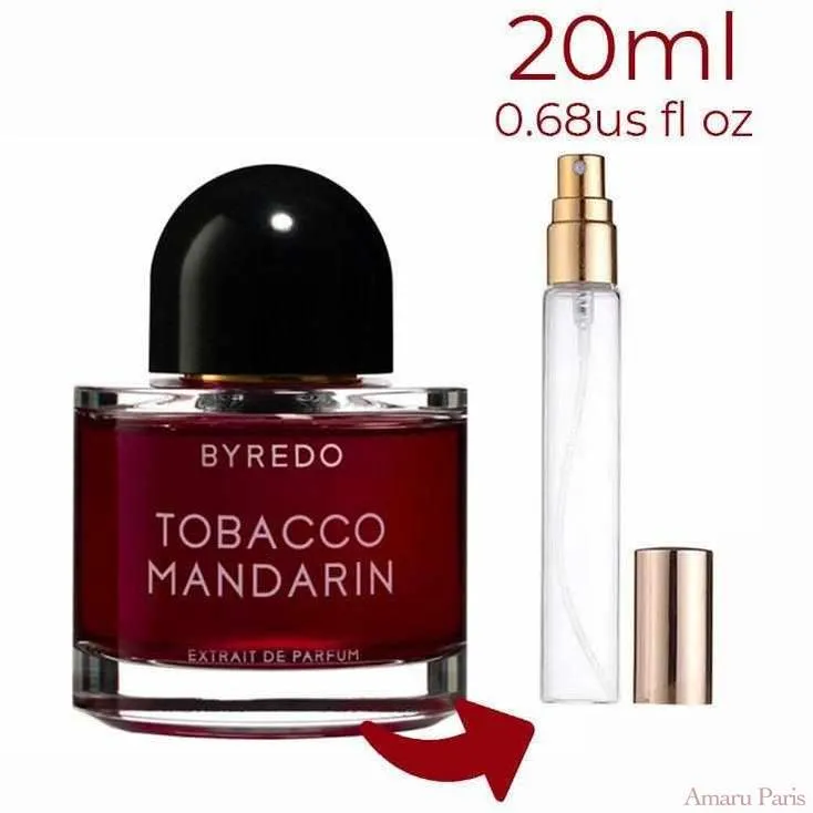 Tobacco Mandarin Byredo for women and men Decant Samples