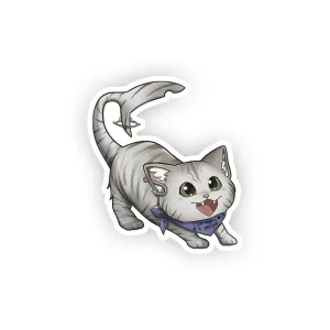 Undyne_Arashi Dr Biscuits Sticker