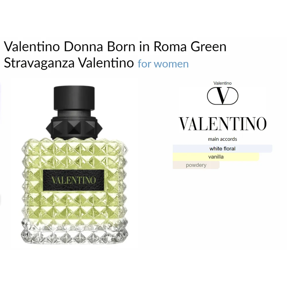 Valentino Donna Born in Roma Green Stravaganza Valentino for women