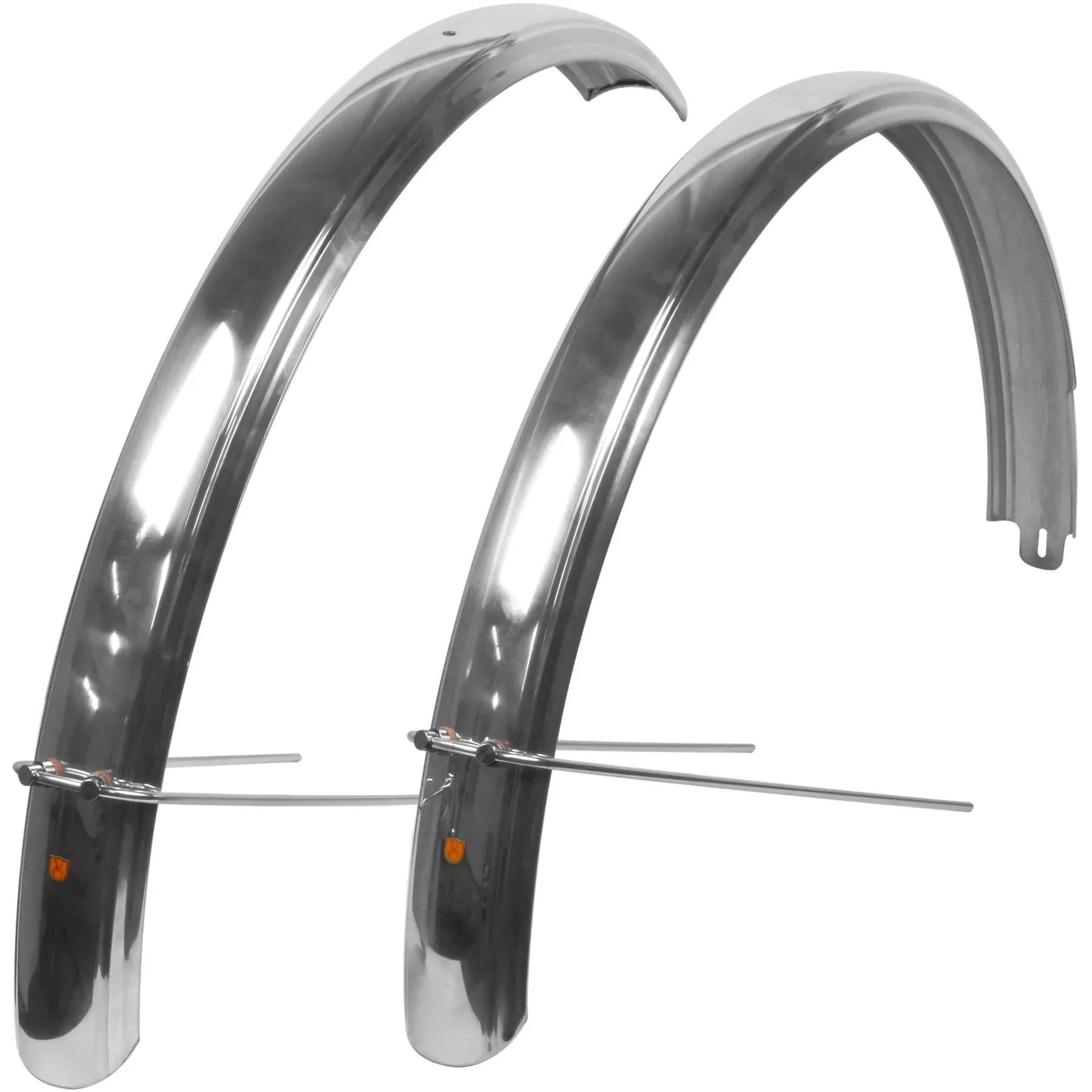 Velo Orange Fluted 63mm Mudguard (Silver)