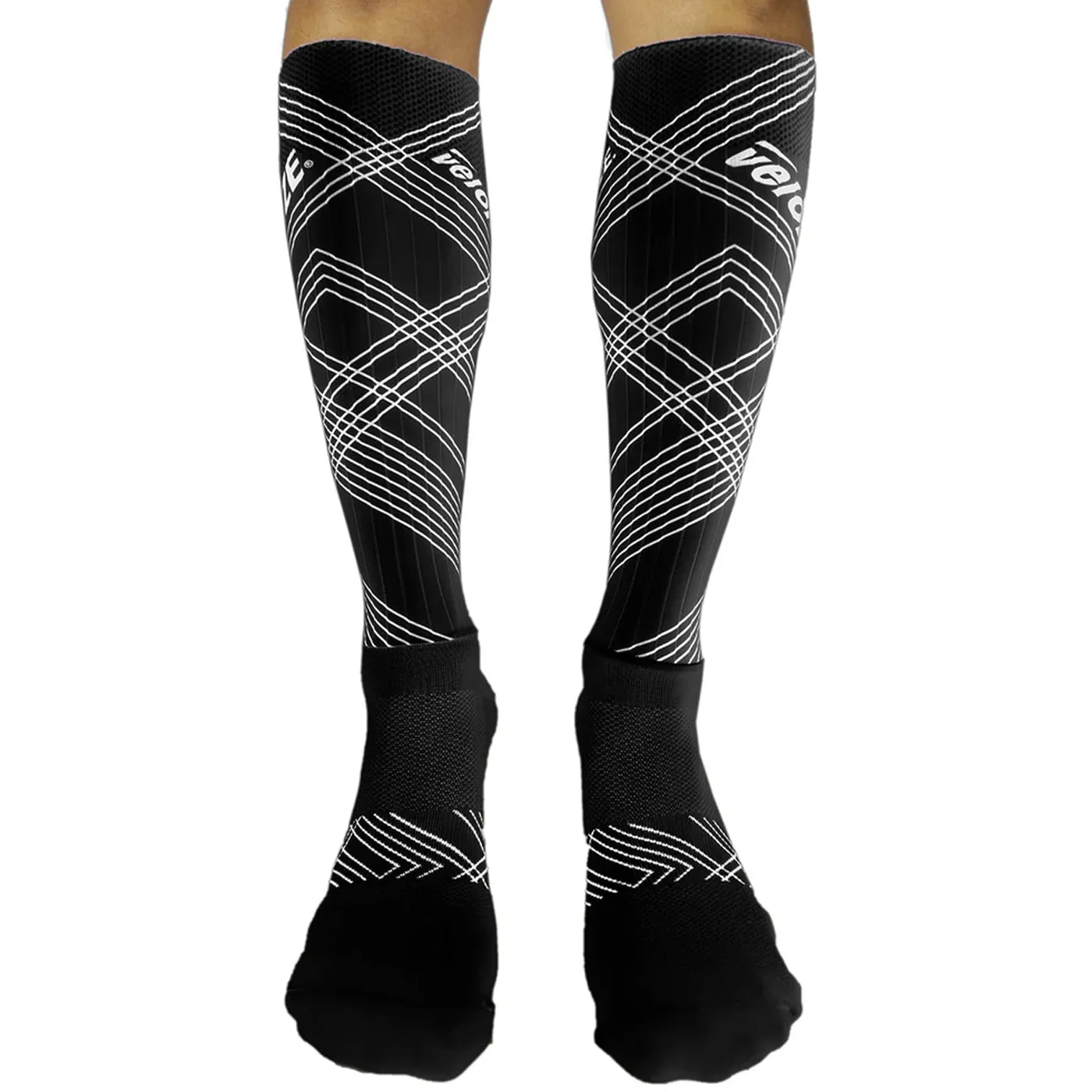 VeloToze Aero Extra Extra Tall Socks - Black 