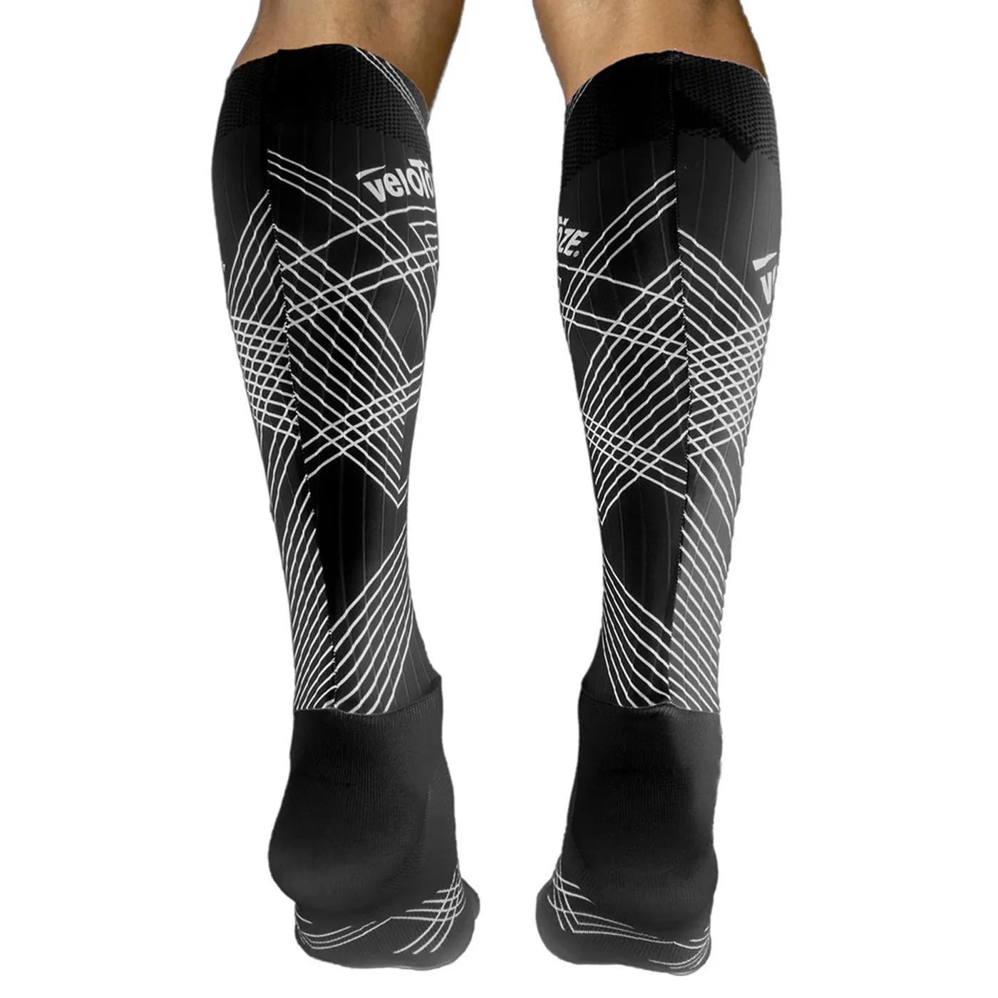 VeloToze Aero Extra Extra Tall Socks - Black 