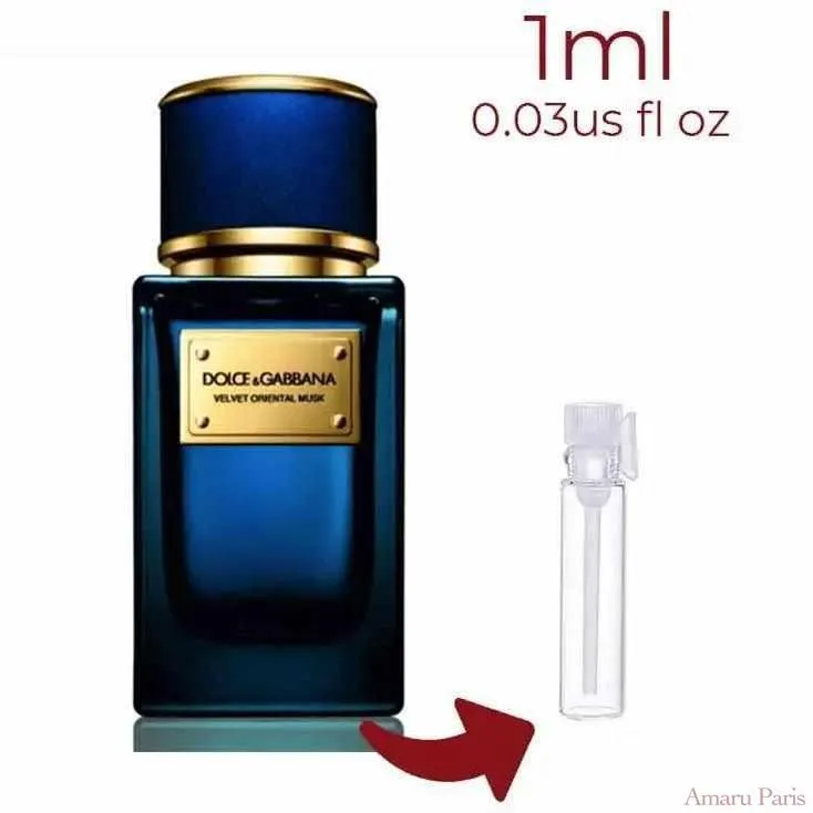 Velvet Oriental Musk Dolce&amp;Gabbana for women and men Decant Fragrance Samples