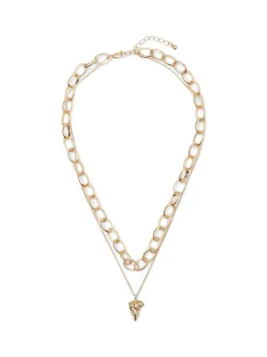 Viceren Layered Necklace (Gold)