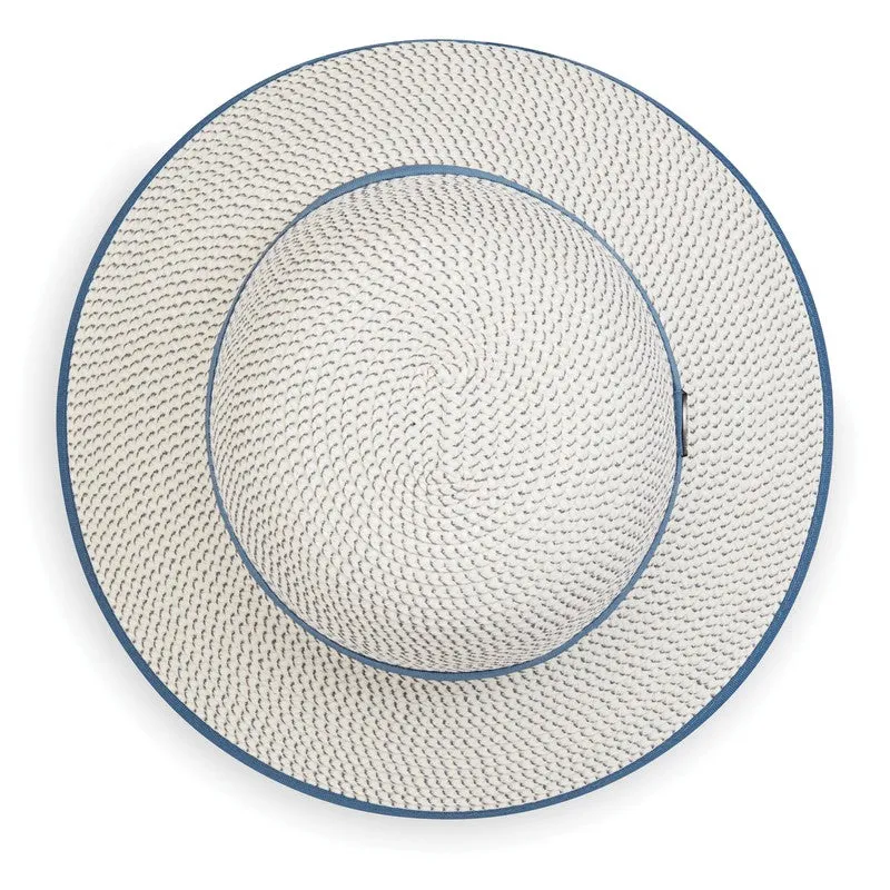 Wallaroo Darby Hat - Ivory/Dusty Blue